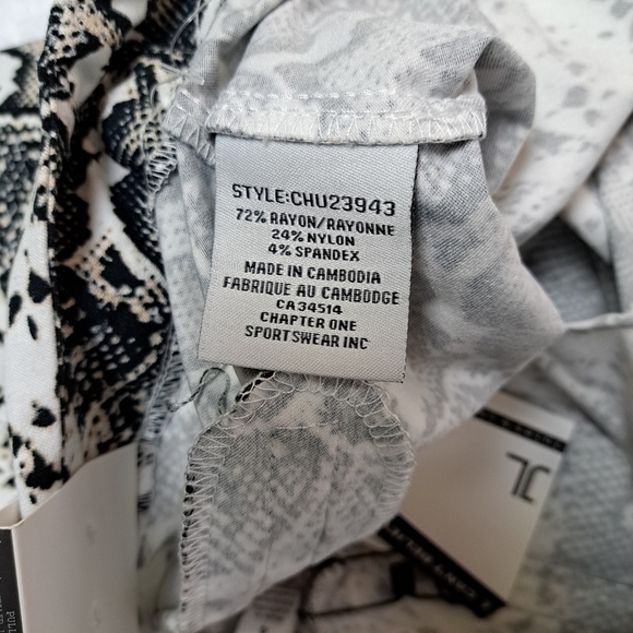 JULES & Leopold Pull on Kick Flare Capri Snakeskin - Picture 8 of 13